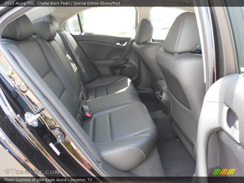 Rear Seat of 2013 TSX 