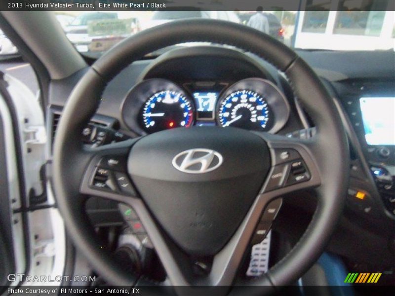 Elite White Pearl / Black 2013 Hyundai Veloster Turbo