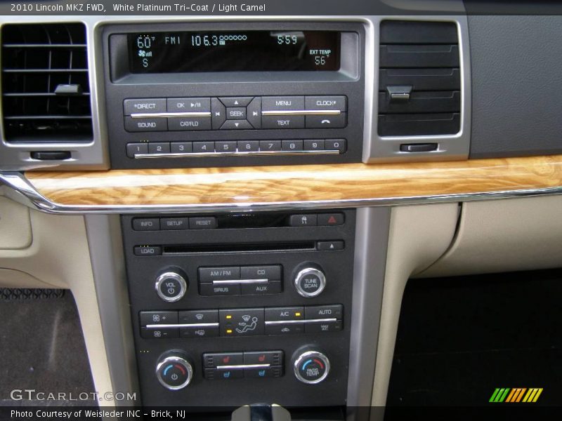 White Platinum Tri-Coat / Light Camel 2010 Lincoln MKZ FWD