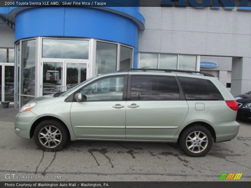  2006 Sienna XLE AWD Silver Pine Mica