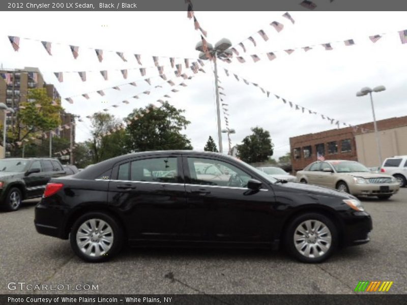 Black / Black 2012 Chrysler 200 LX Sedan