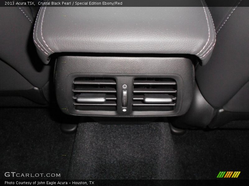 Crystal Black Pearl / Special Edition Ebony/Red 2013 Acura TSX