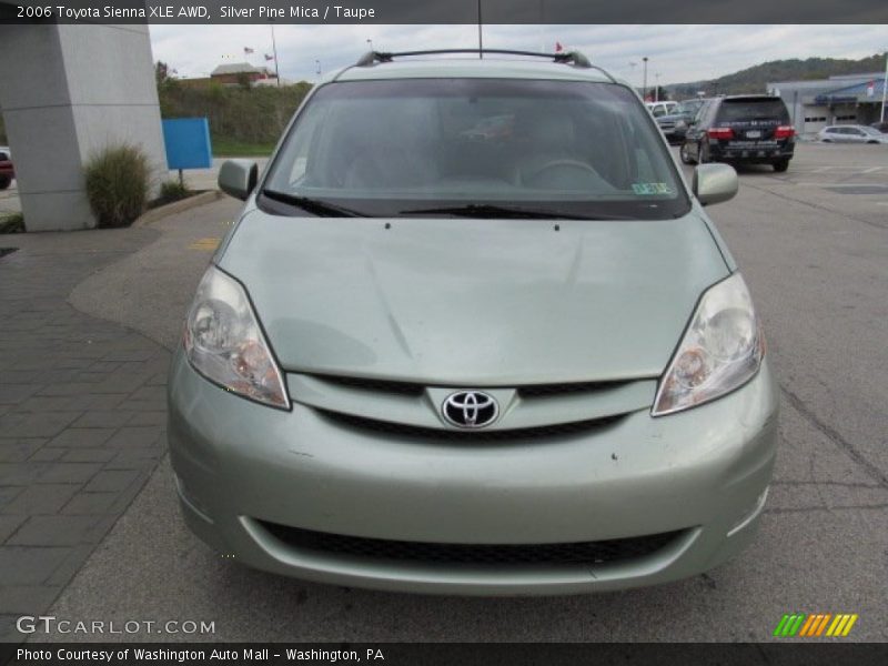 Silver Pine Mica / Taupe 2006 Toyota Sienna XLE AWD