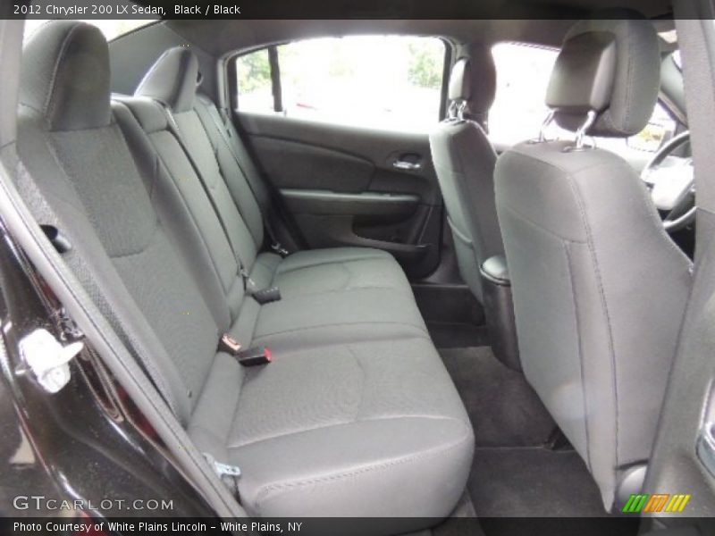Black / Black 2012 Chrysler 200 LX Sedan