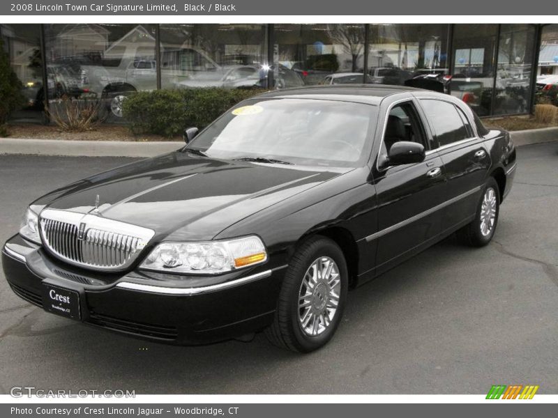 Black / Black 2008 Lincoln Town Car Signature Limited