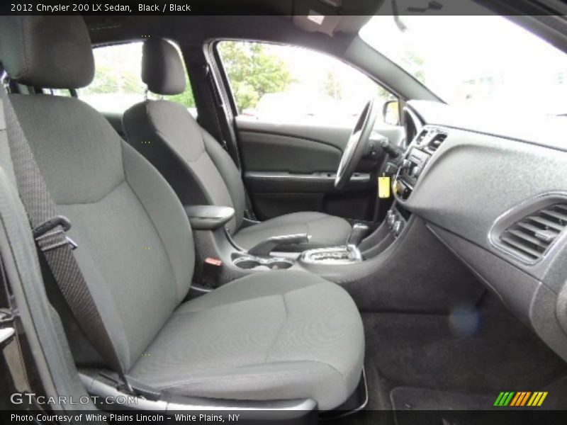 Black / Black 2012 Chrysler 200 LX Sedan