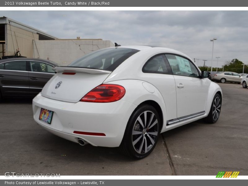 Candy White / Black/Red 2013 Volkswagen Beetle Turbo