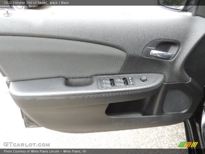 Black / Black 2012 Chrysler 200 LX Sedan