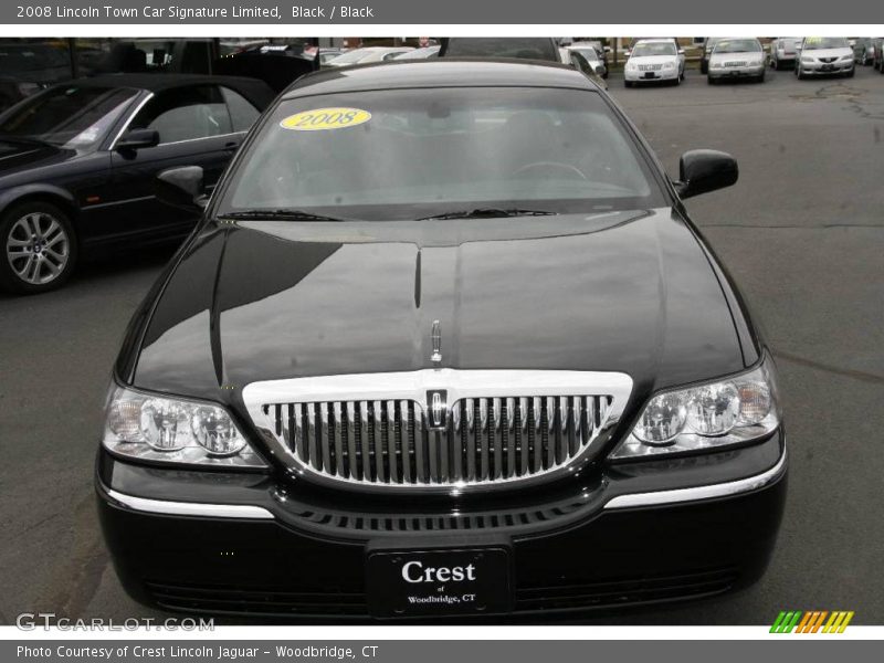 Black / Black 2008 Lincoln Town Car Signature Limited