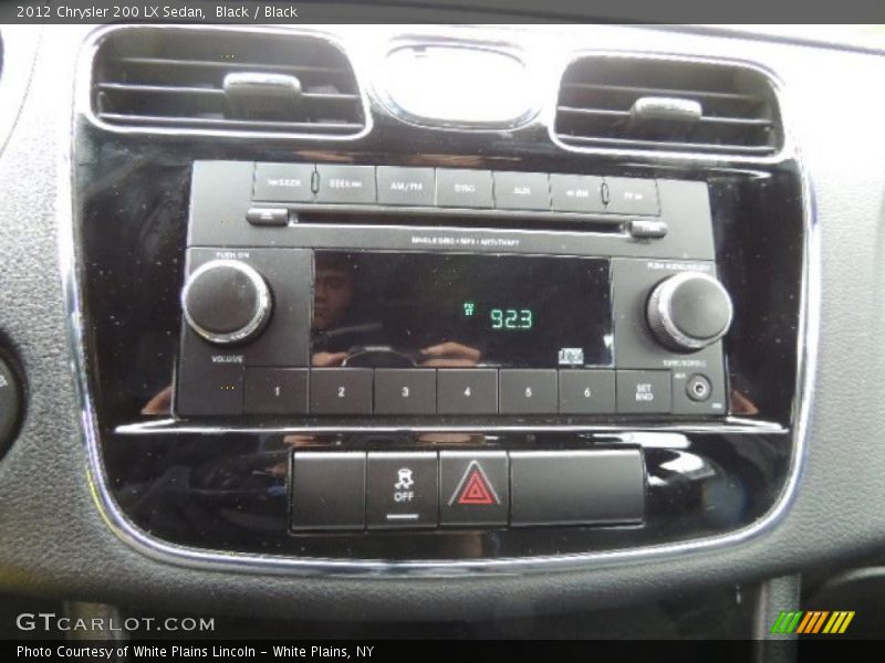 Black / Black 2012 Chrysler 200 LX Sedan