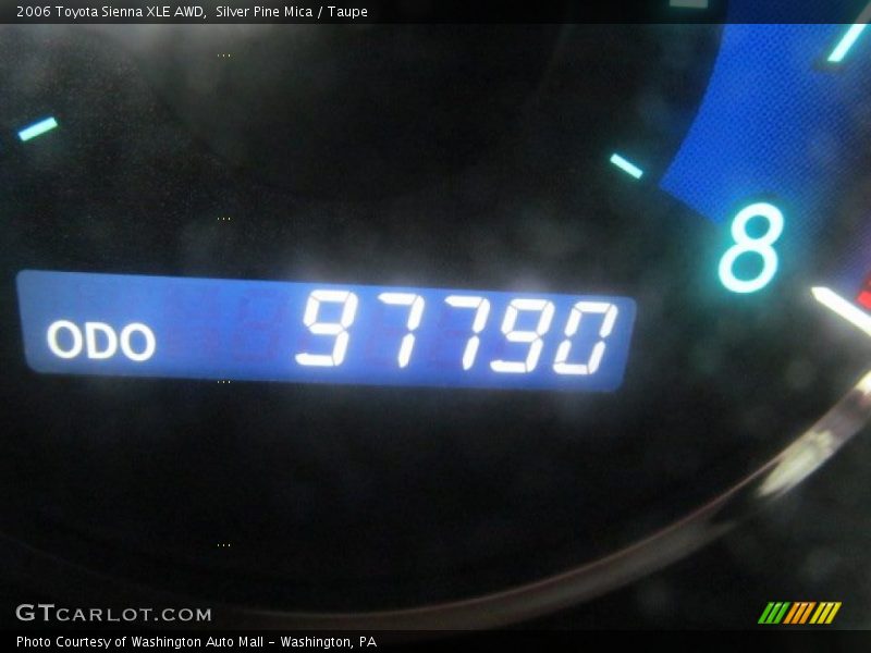 Silver Pine Mica / Taupe 2006 Toyota Sienna XLE AWD