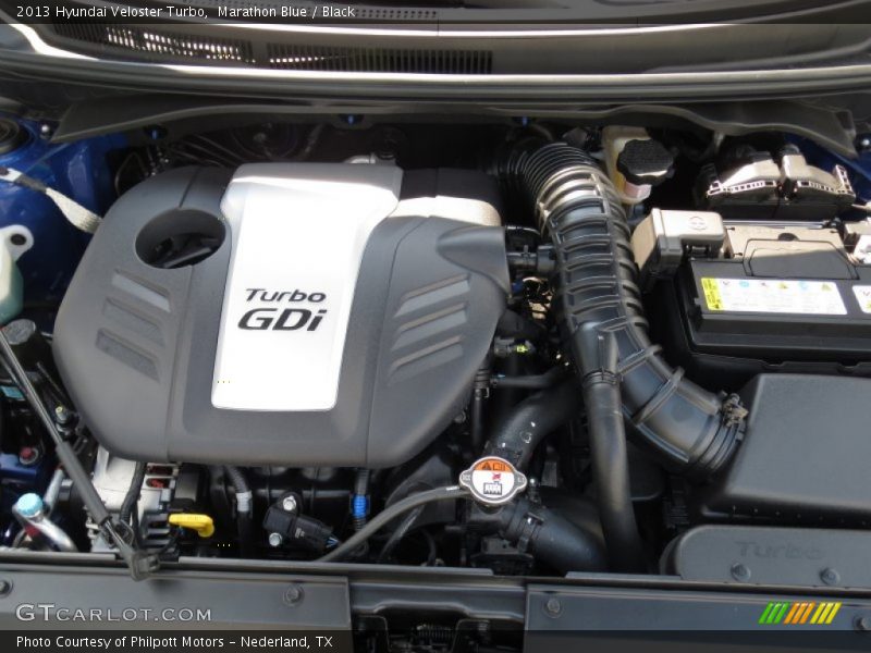  2013 Veloster Turbo Engine - 1.6 Liter Turbocharged DOHC 16-Valve Dual-CVVT 4 Cylinder