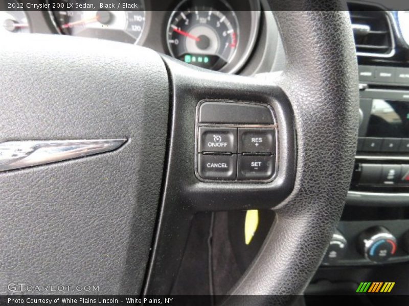 Black / Black 2012 Chrysler 200 LX Sedan