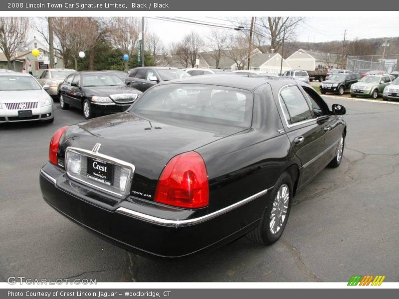 Black / Black 2008 Lincoln Town Car Signature Limited