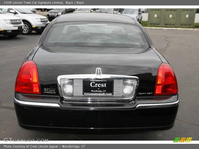 Black / Black 2008 Lincoln Town Car Signature Limited