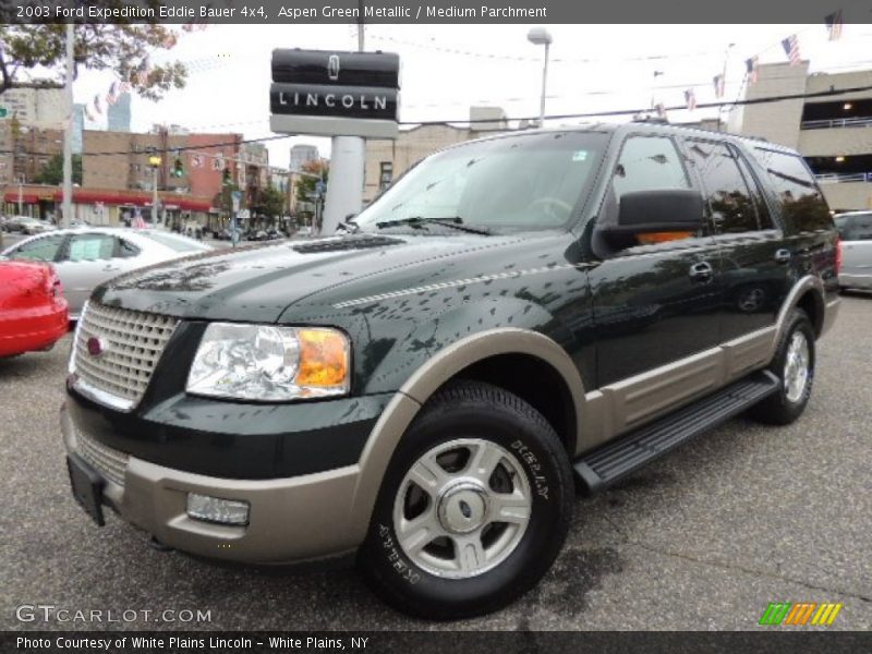 Aspen Green Metallic / Medium Parchment 2003 Ford Expedition Eddie Bauer 4x4