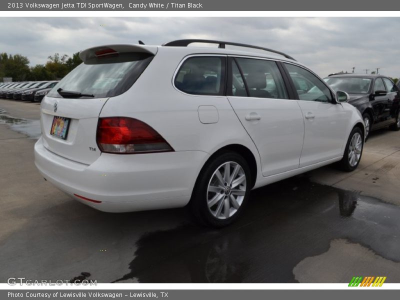 Candy White / Titan Black 2013 Volkswagen Jetta TDI SportWagen