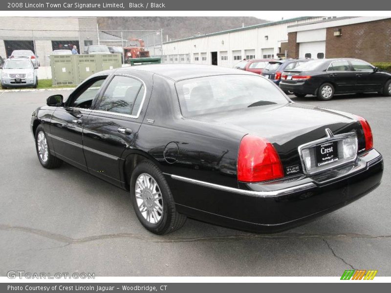 Black / Black 2008 Lincoln Town Car Signature Limited