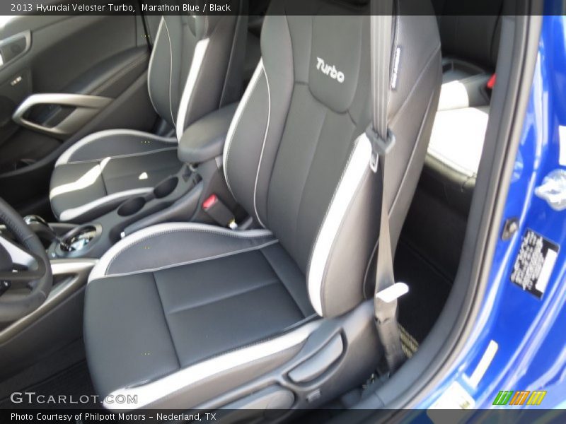 Front Seat of 2013 Veloster Turbo
