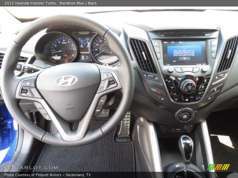 Dashboard of 2013 Veloster Turbo