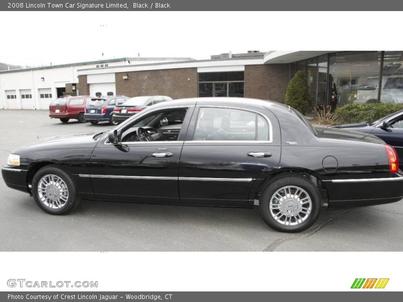Black / Black 2008 Lincoln Town Car Signature Limited
