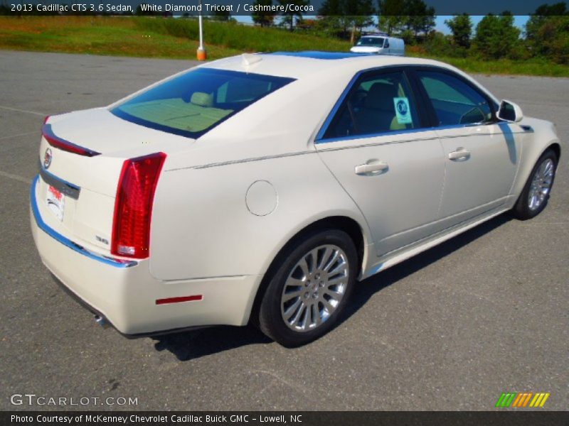 White Diamond Tricoat / Cashmere/Cocoa 2013 Cadillac CTS 3.6 Sedan