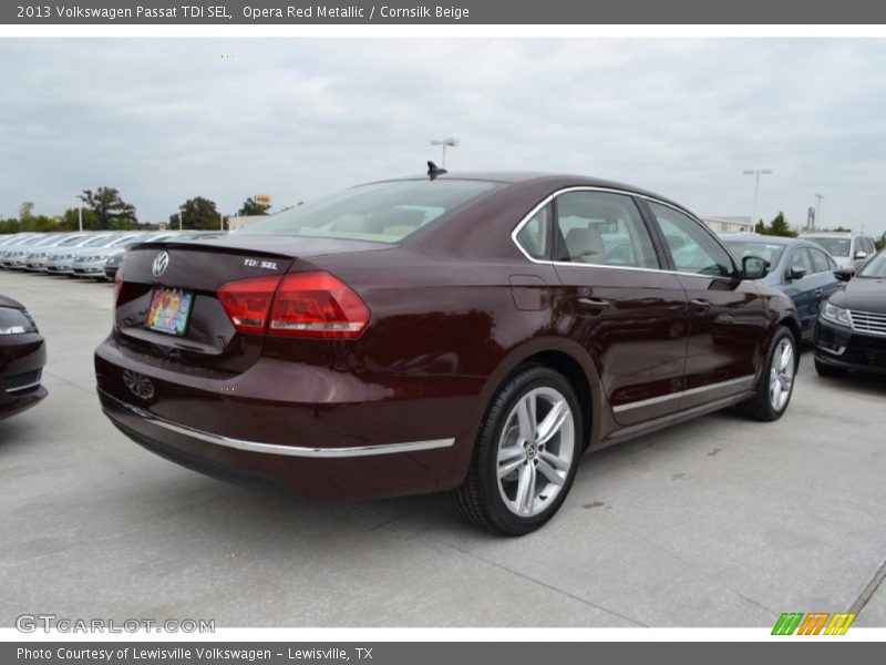 Opera Red Metallic / Cornsilk Beige 2013 Volkswagen Passat TDI SEL