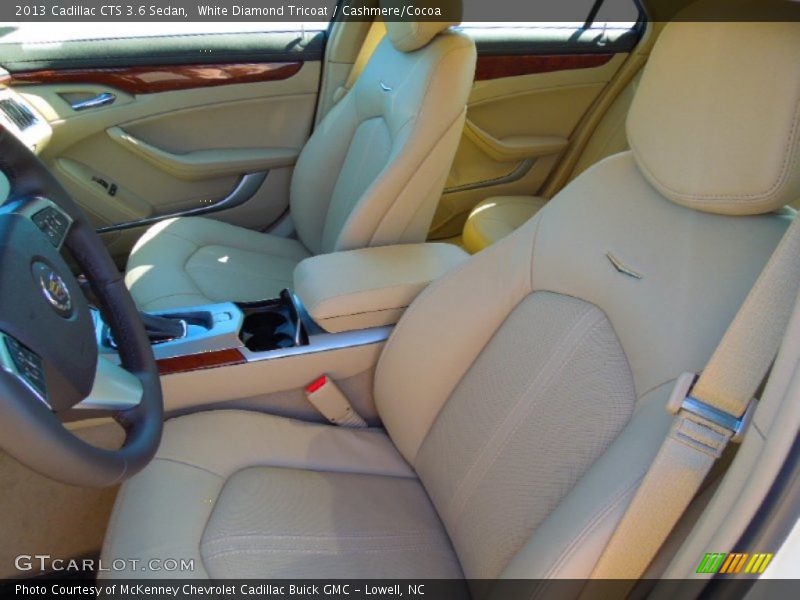 White Diamond Tricoat / Cashmere/Cocoa 2013 Cadillac CTS 3.6 Sedan