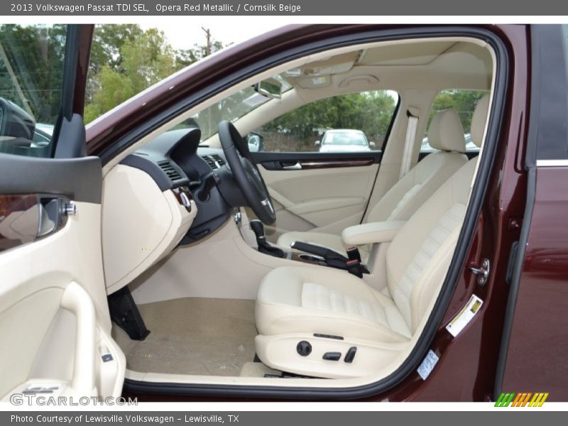 Opera Red Metallic / Cornsilk Beige 2013 Volkswagen Passat TDI SEL