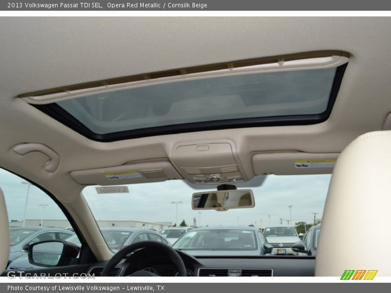 Opera Red Metallic / Cornsilk Beige 2013 Volkswagen Passat TDI SEL