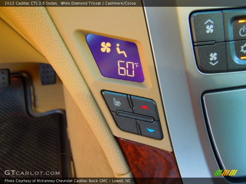 White Diamond Tricoat / Cashmere/Cocoa 2013 Cadillac CTS 3.6 Sedan
