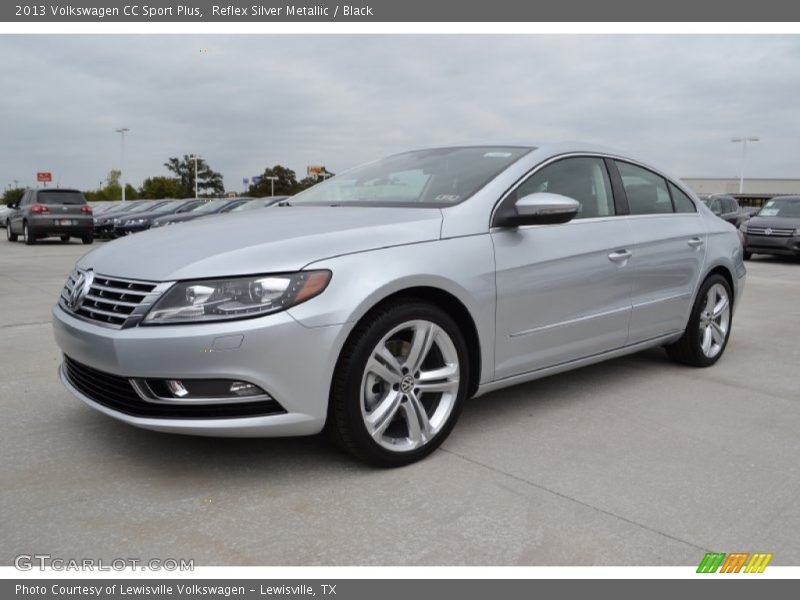 Reflex Silver Metallic / Black 2013 Volkswagen CC Sport Plus