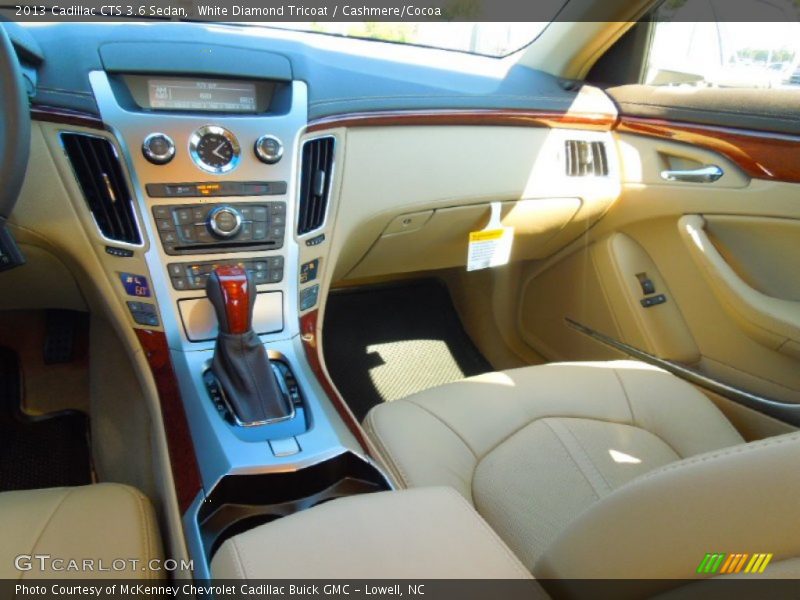 White Diamond Tricoat / Cashmere/Cocoa 2013 Cadillac CTS 3.6 Sedan