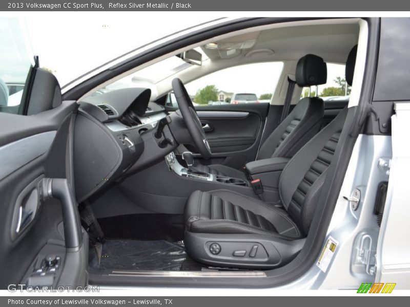 Reflex Silver Metallic / Black 2013 Volkswagen CC Sport Plus