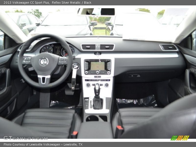 Reflex Silver Metallic / Black 2013 Volkswagen CC Sport Plus