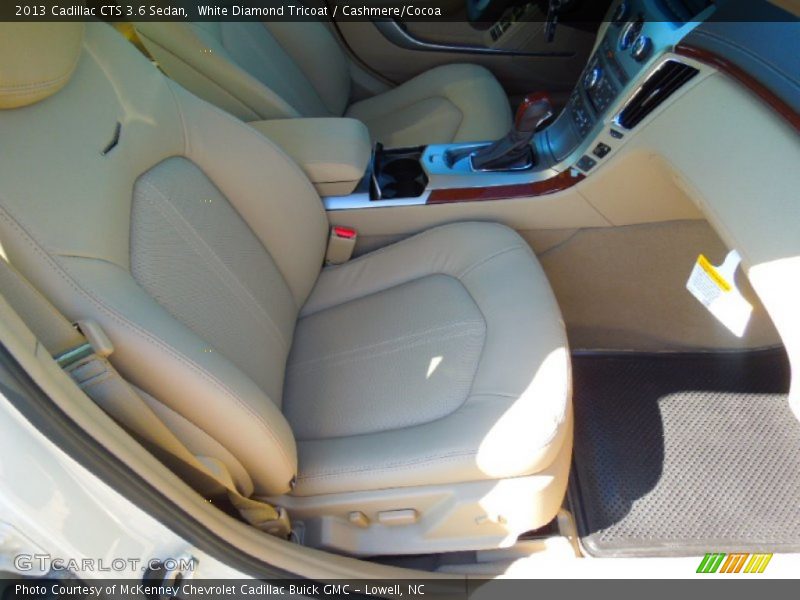 White Diamond Tricoat / Cashmere/Cocoa 2013 Cadillac CTS 3.6 Sedan