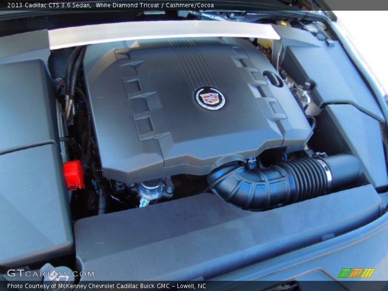 White Diamond Tricoat / Cashmere/Cocoa 2013 Cadillac CTS 3.6 Sedan