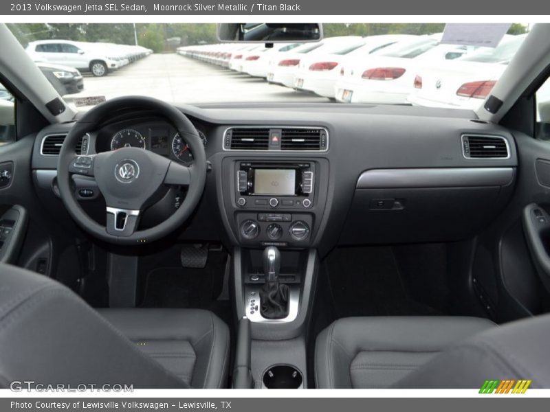 Moonrock Silver Metallic / Titan Black 2013 Volkswagen Jetta SEL Sedan