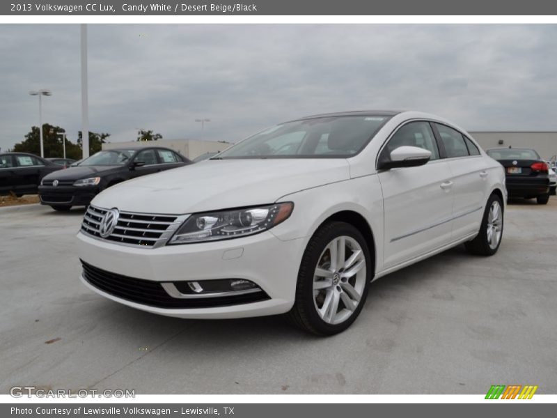 Candy White / Desert Beige/Black 2013 Volkswagen CC Lux