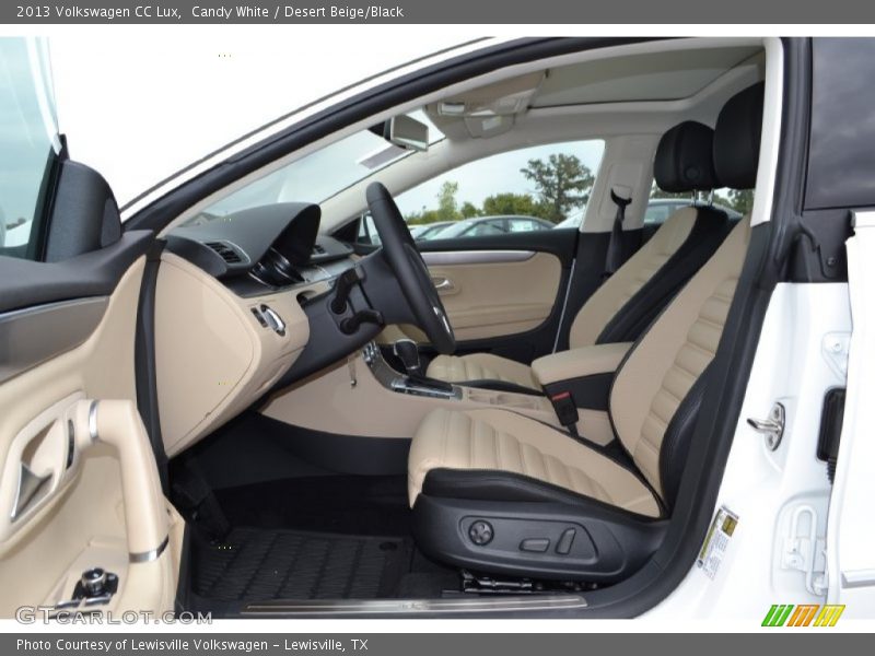Candy White / Desert Beige/Black 2013 Volkswagen CC Lux