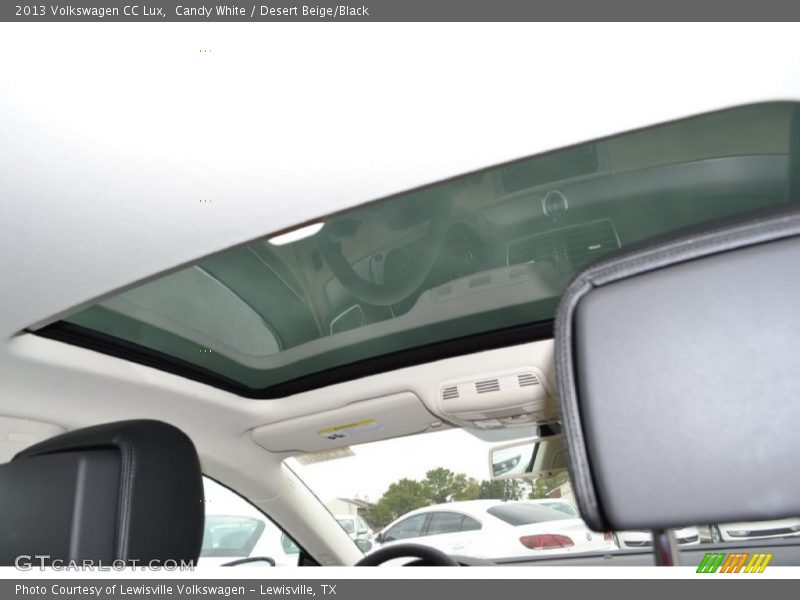 Candy White / Desert Beige/Black 2013 Volkswagen CC Lux