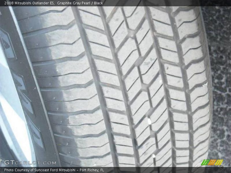Graphite Gray Pearl / Black 2008 Mitsubishi Outlander ES