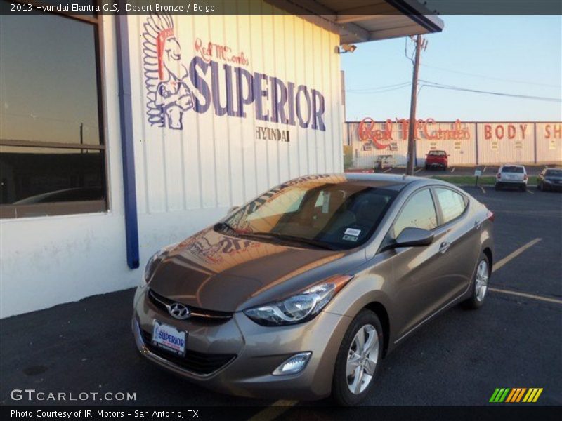 Desert Bronze / Beige 2013 Hyundai Elantra GLS
