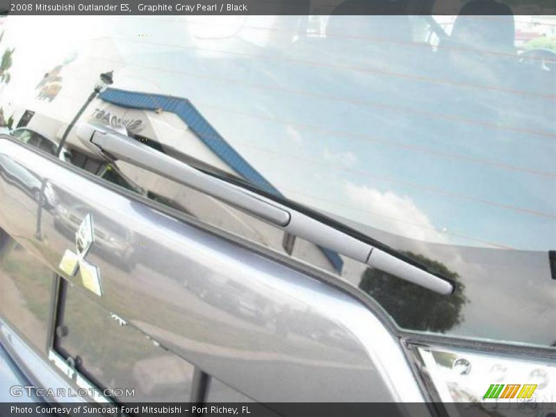 Graphite Gray Pearl / Black 2008 Mitsubishi Outlander ES