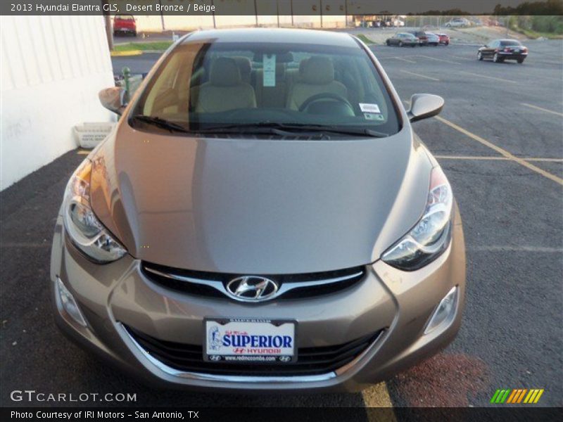 Desert Bronze / Beige 2013 Hyundai Elantra GLS