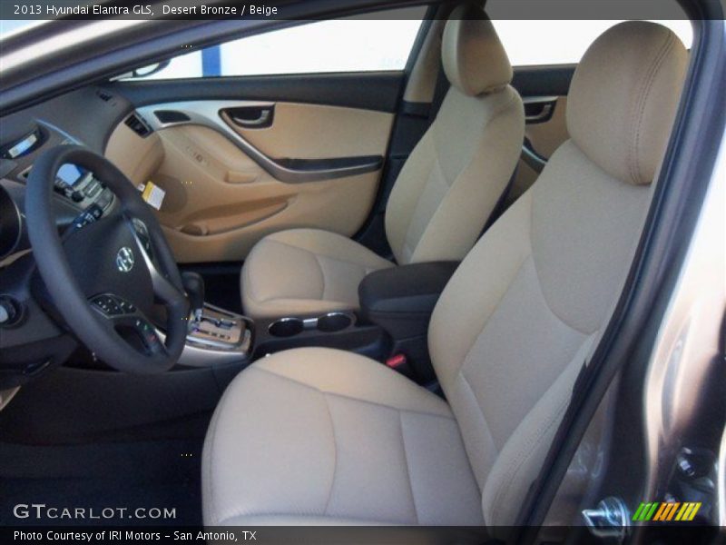 Desert Bronze / Beige 2013 Hyundai Elantra GLS