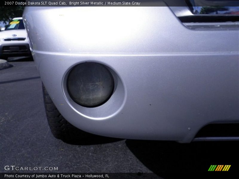 Bright Silver Metallic / Medium Slate Gray 2007 Dodge Dakota SLT Quad Cab
