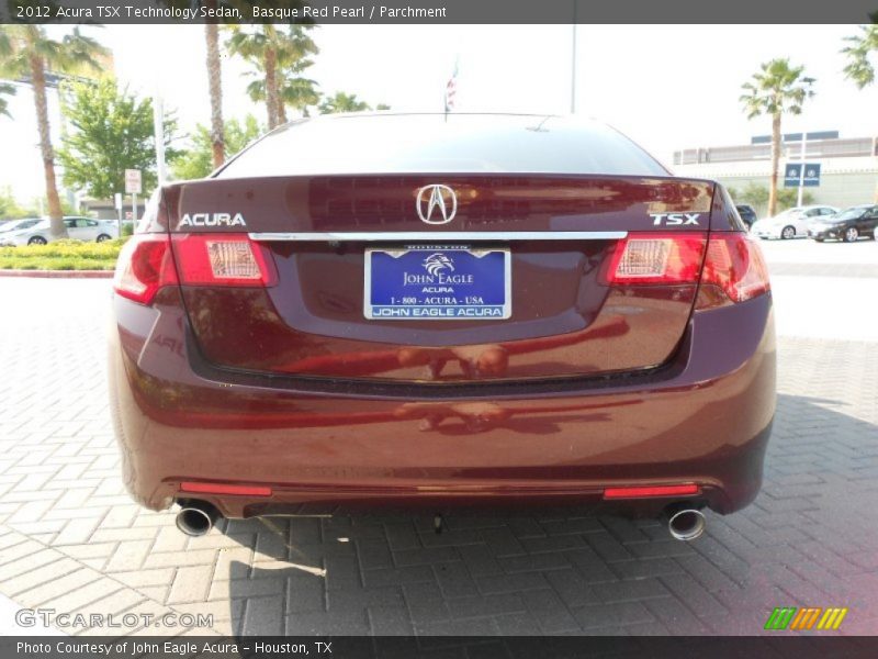 Basque Red Pearl / Parchment 2012 Acura TSX Technology Sedan
