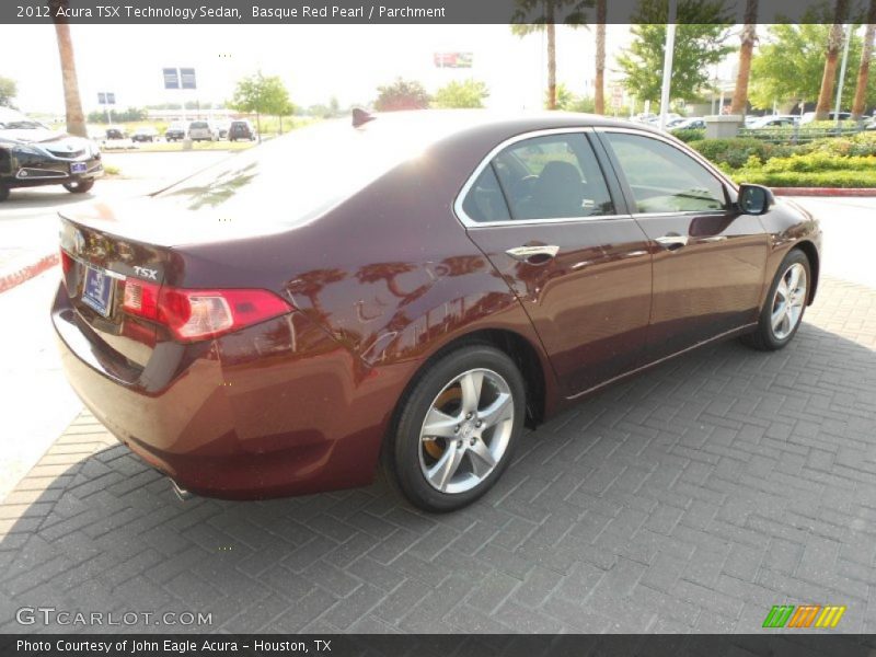 Basque Red Pearl / Parchment 2012 Acura TSX Technology Sedan