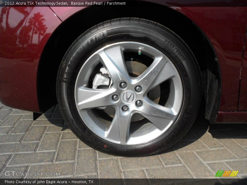 Basque Red Pearl / Parchment 2012 Acura TSX Technology Sedan